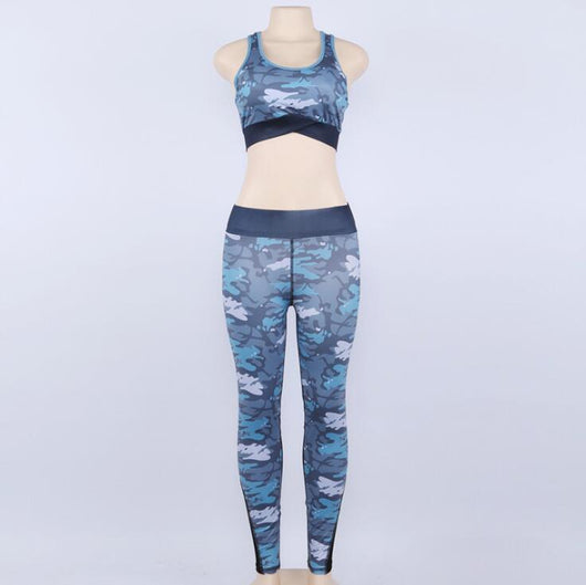 Conjunto Deportivo Camuflaje 2 Piezas: Sujetador Deportivo Mesh y Leggings Fitness - Image 7