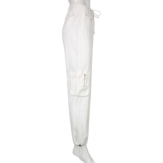 Jeans Verticales Multibolsillos para Mujer - Diseño Moderno y Funcional - Image 14