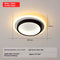 Black Round Warm Light - 21cm