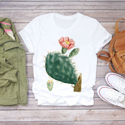 Blusa Estampado Floral Blanca Manga Corta - Image 18