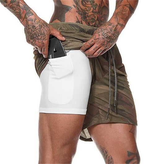 Pantalones Cortos de Compresión con Bolsillos - Image 6