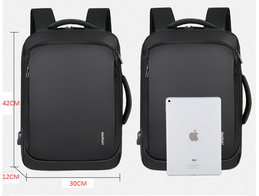 Mochila USB Multifuncional de Nylon para Computadora - Image 7