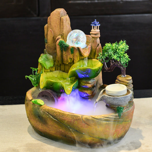 Fuente Feng Shui Rueda de la Fortuna para Atracción de Abundancia - Image 8