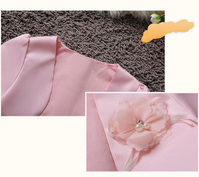 Vestido Princesa Infantil con Capa y Cardigan de Manga Larga - Image 8