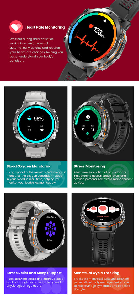Reloj Inteligente X3 Pantalla Grande HD con Llamadas Bluetooth y Monitoreo de Salud - Image 20