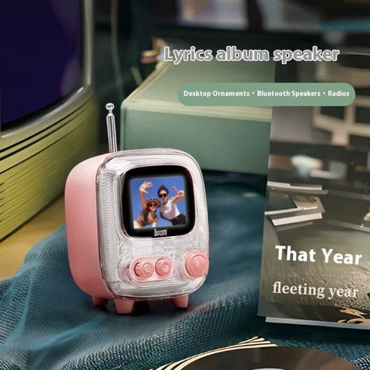 Parlante Bluetooth de Escritorio con Diseño Decorativo