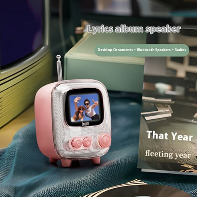 Parlante Bluetooth de Escritorio con Diseño Decorativo