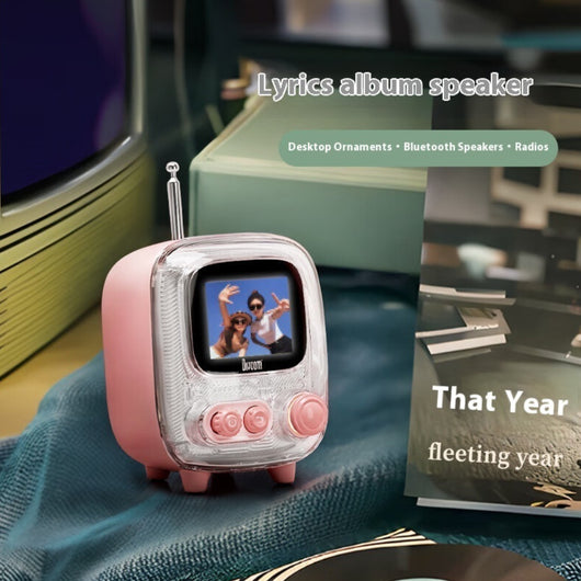 Parlante Bluetooth de Escritorio con Diseño Decorativo