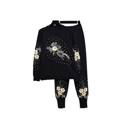 Conjunto de Punto: Suéter Manga Larga y Pantalón Térmico - Image 12