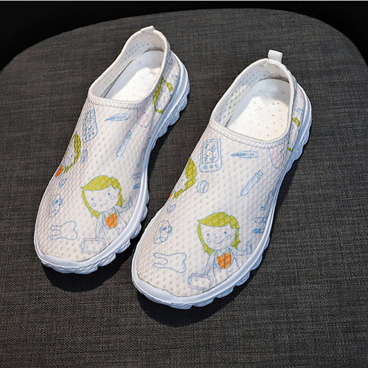 Zapatos Planos con Punta Redonda y Diseño Infantil para Mujer - Image 5