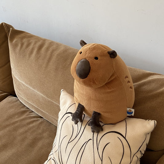 Muñeca Peluche Adorable con Capa de Agua