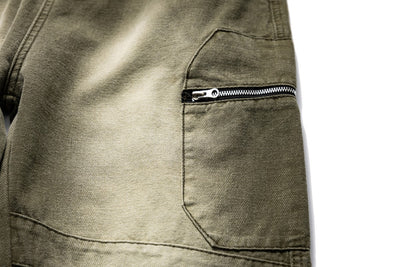 Pantalones de Gabardina Pesada Lavados para Hombre - Corte Versátil - Image 17