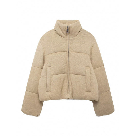 Chaqueta de Algodón con Cuello Mao - Estilo Europeo y Americano - Image 6