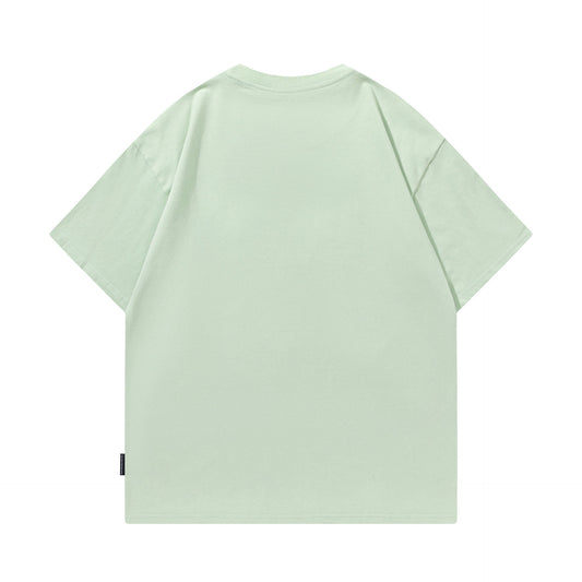 Camiseta Retro Unisex de Manga Corta Cuello Redondo - Estilo Clásico Pesado - Image 2