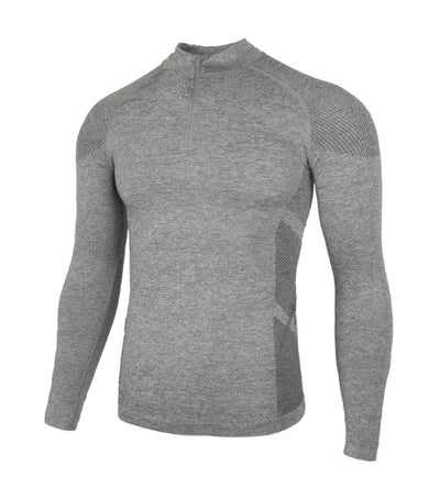 Polera Deportiva Ajustada con Cierre de Cremallera para Entrenamiento y Outdoor - Image 11
