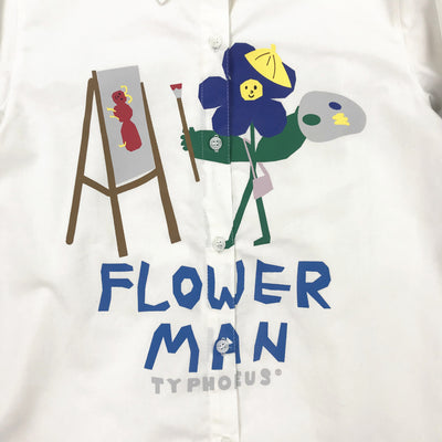 Blusa Blanca Suelta Estilo Artista Japonés para Niña y Estudiante - Image 11