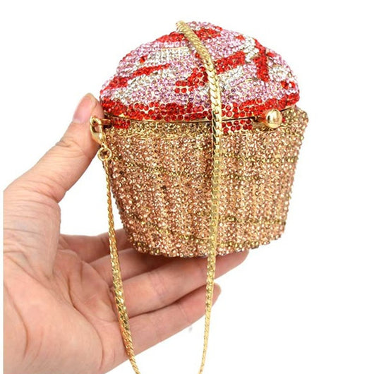 Bolsa de Hielo para Postres con Diamantes de Metal - Elegancia para Banquetes - Image 16