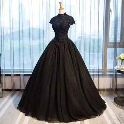 Falda Tutú de Encaje Negro Cuello Alto para Disfraz - Image 10