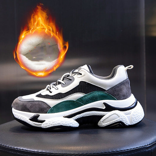 Tenis Casuales de Cuero Respirable con Suela Gruesa para Mujer - Image 22