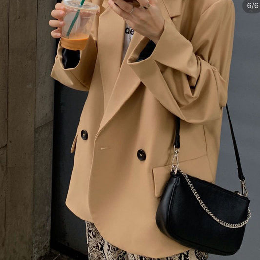 Bolsa Crossbody de Cuero PU con Cadena Axilar - Bolso Mensajero Compacto para Mujer - Image 2