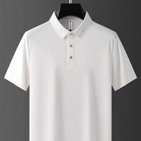 Polo Adhesivo Sin Costuras Ice Silk para Hombre - Comodidad Extrema