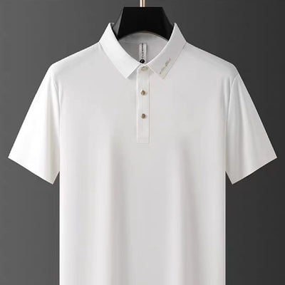 Polo Adhesivo Sin Costuras Ice Silk para Hombre - Comodidad Extrema