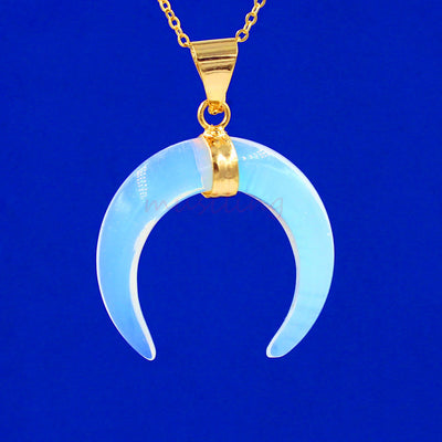 Colgante de Cuerno Cristal Cadena de Suéter Moda Europea y Americana - Image 13