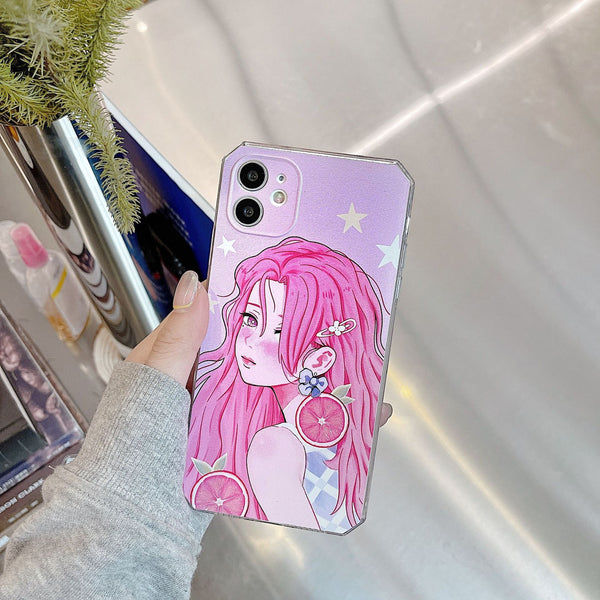 Funda Octagonal de Silicona Transparente para Celular