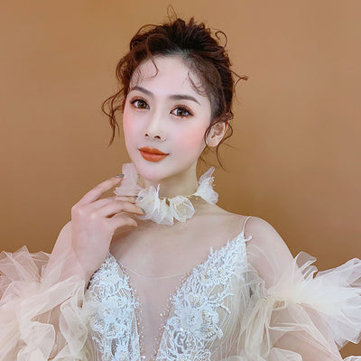 Vestido de Novia Hanfu Retro con Accesorios de Hada - Image 3