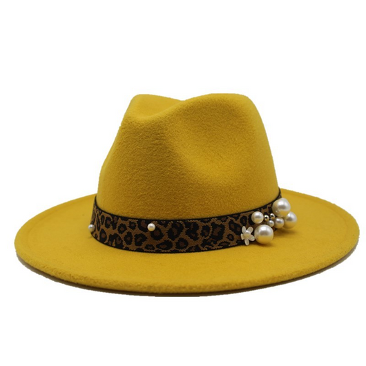 Sombrero Fedora de Lana para Mujer con Ala Ancha - Image 14