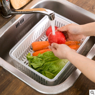 Contenedor de Almacenamiento de Frutas y Verduras con Drenaje para Refrigerador - Image 3