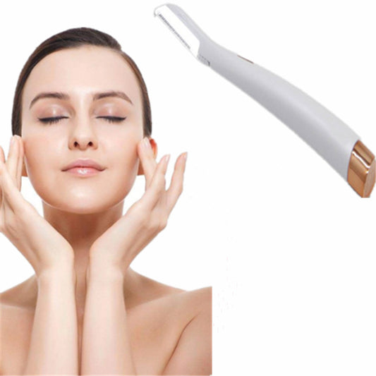Depiladora Facial LED con Exfoliante - Afeitadora Eléctrica Indolora para Cejas y Vello Facial - Image 2