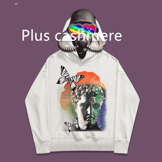 Sudadera con Capucha de Algodón Estampado Mariposas - Image 24
