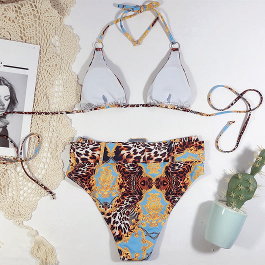 Bikini Halter Estampado - Image 7