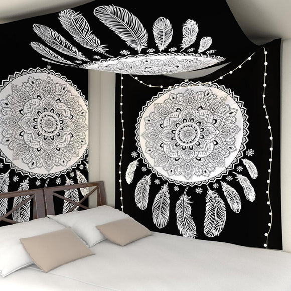 Tapiz Mandala Lotus - Atrapasueños Decorativo