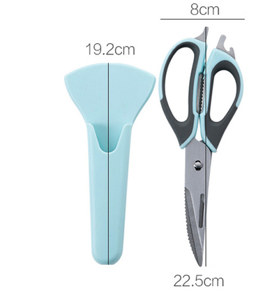 Tijeras de Acero Inoxidable con Funda Magnética Protectora para Alimentos - Image 7
