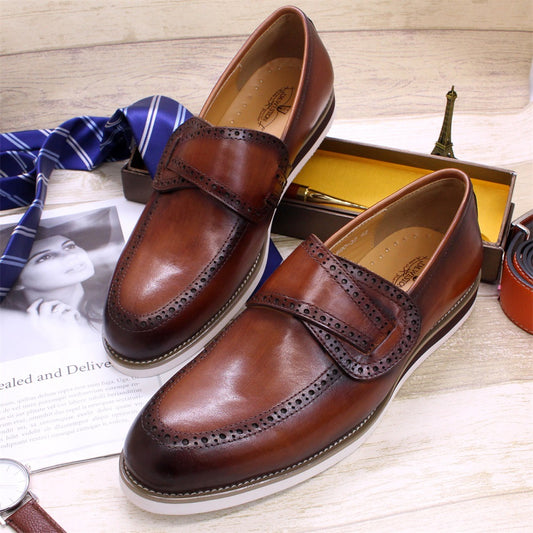 Zapatos de Cuero Británicos Artesanales para Hombre - Estilo Casual - Image 2