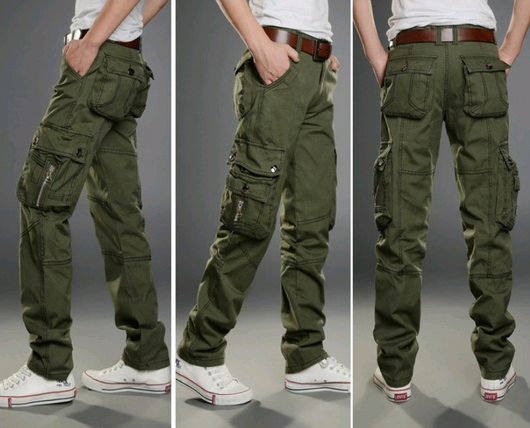 Pantalones Cargo Militares Multibolsillos para Hombre - Ropa Deportiva y Outdoor - Image 3