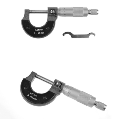 Micrómetro Exterior de Precisión 0-25mm con Resolución 0.01mm para Mecánica Profesional - Image 3