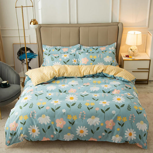 Juego de Cama Completo Algodón: Funda Nórdica, Sábanas y Almohada - Image 19
