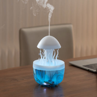 Difusor de Aroma con Luz Nocturna LED Multicolor y Efecto Gota de Agua - Image 12
