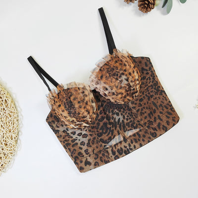 Sostén Tubo Estampado Leopardo con Levantamiento y Ajuste Personalizado - Image 13