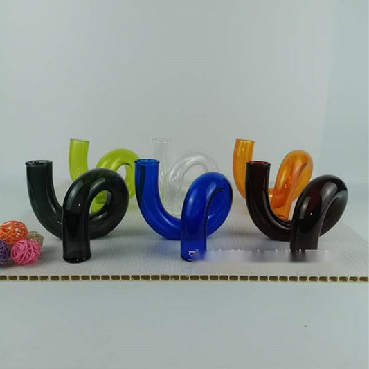 Florero Decorativo Caracol con Portavelas