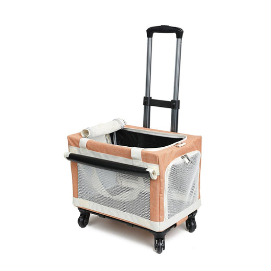Carrito Transportador Multimascotas Portátil y Transpirable para Gatos y Perros - Image 18