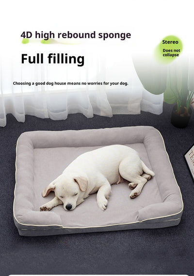 Cama Ortopédica para Mascotas de Cuatro Estaciones con Funda Removible y Lavable - Image 16