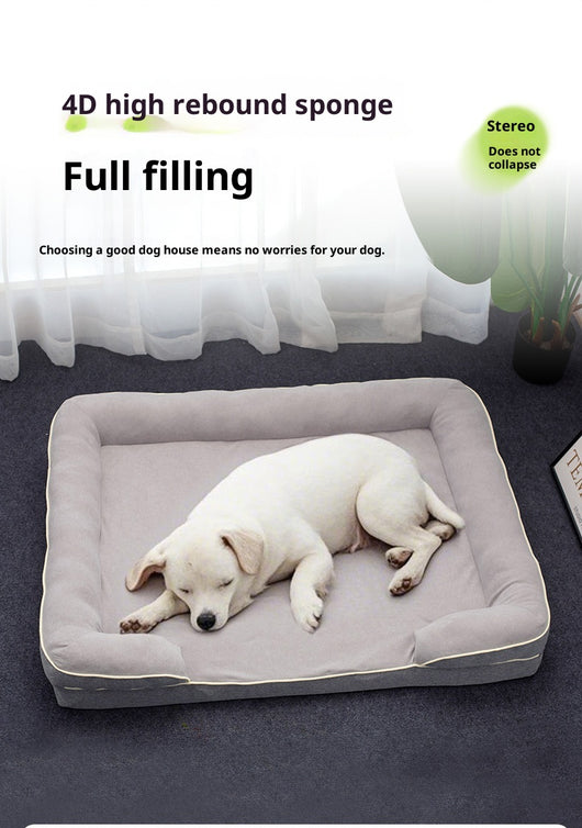 Cama Ortopédica para Mascotas de Cuatro Estaciones con Funda Removible y Lavable - Image 16