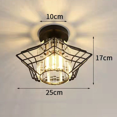 Lámpara de Techo Minimalista de Cristal para Recámara - Image 12