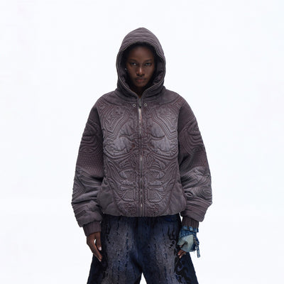 Sudadera Bordada Sun Totem con Efecto Desgastado Prelavada - Image 11