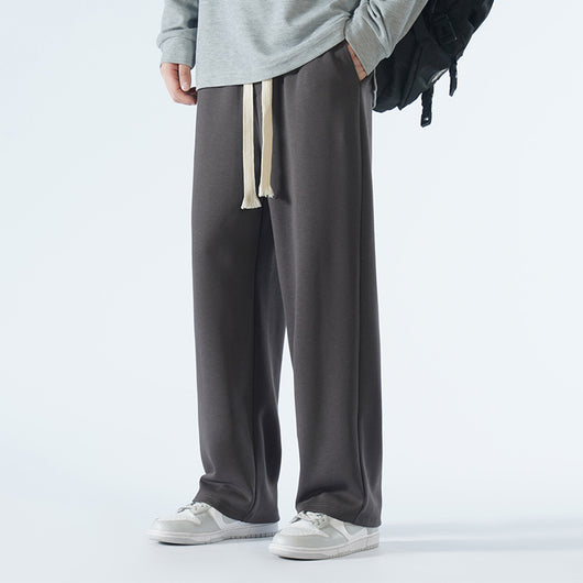 Pantalones Deportivos Holgados de Pierna Ancha para Hombre - Image 3