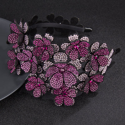 Diadema Ancha con Strass Brillantes - Accesorio Antideslizante Premium - Image 3